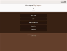 Tablet Screenshot of moniquematheson.com